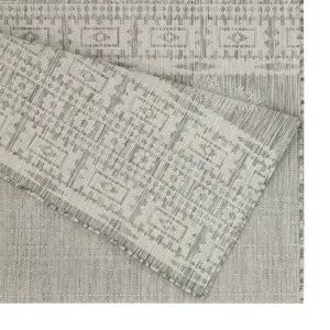 Sunshine - 2\'7\" X 7\'3\" Indoor / Outdoor Area Rug - Silver