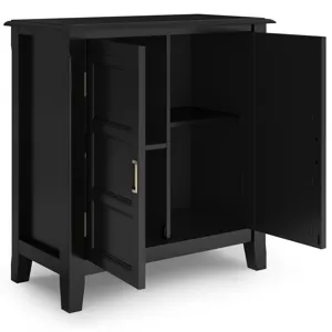 Burlington - Low Storage Cabinet - Black