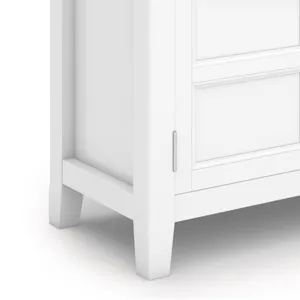 Burlington - Low Storage Cabinet - White