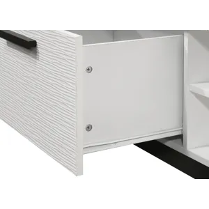 Matilda - Coffee Table With White Faux Marble Top - White