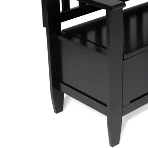 Brooklyn - Entryway Storage Bench - Black