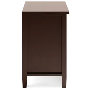 Warm Shaker - Bedside Table - Russet Brown