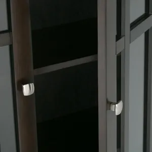 Bedford - Medium Storage Cabinet - Dark Tobacco Brown