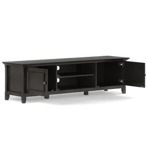 Amherst - 72\" Low TV Media Stand - Hickory Brown