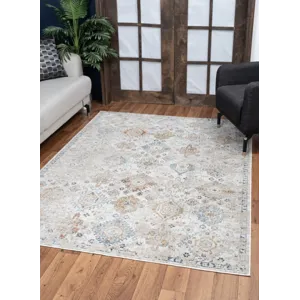 Noble - GC_GEN7006 Ivory 2\' x 3\' Area Rug