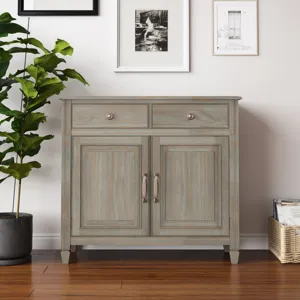Connaught - Entryway Storage Cabinet - Distressed Grey