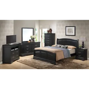 Louis Phillipe - G3150C-FB2 Full Bed - Black