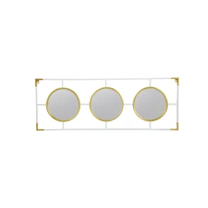 Frame With Mirror - Gold / White