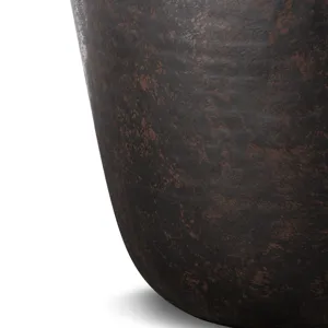 Garvy - Metal Side Table - Rustic Bronze