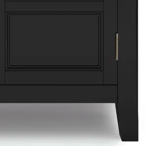 Burlington - Low Storage Cabinet - Black