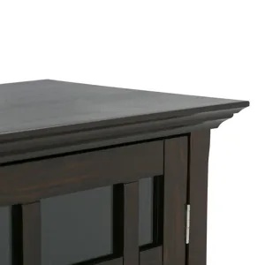 Bedford - Medium Storage Cabinet - Dark Tobacco Brown