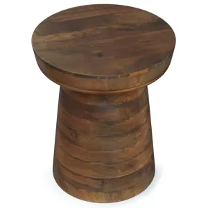 Robbie - Accent Table - Walnut Brown