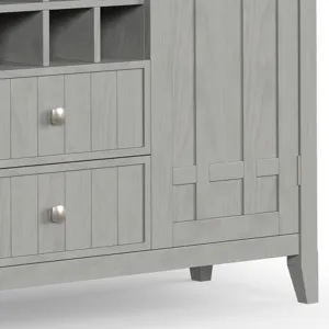 Bedford - Sideboard Buffet and Wine Rack - Fog Grey