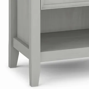 Amherst - Bedside Table - Fog Grey