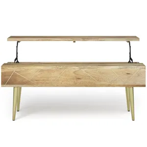 Jager - Large Lift Top Coffee Table - Natural