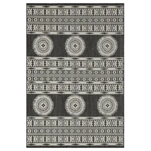 Sunshine - 2\'7\" X 7\'3\" Indoor / Outdoor Area Rug - Anthracite