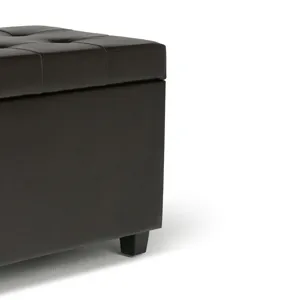 Cosmopolitan - Storage Ottoman - Tanners Brown