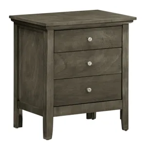 Hammond - G5405-N 3 Drawer Nightstand - Gray