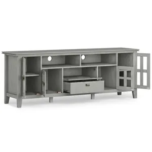 Artisan - 72\" TV Media Stand - Fog Grey