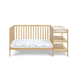 Palmer - 3-in-1 Convertible Crib / Changer Combo - Natural