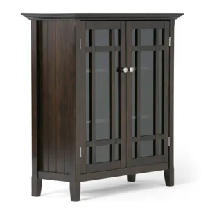 Bedford - Medium Storage Cabinet - Dark Tobacco Brown