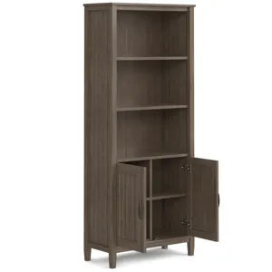 Lev - Bookcase - Smoky Brown