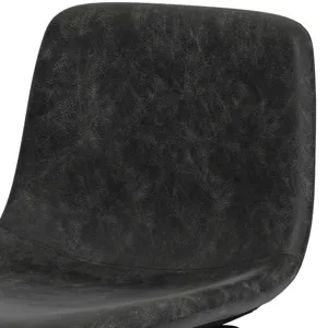 Jolie - Bar Stool (Set of 2) - Distressed Charcoal Grey