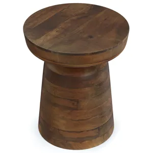 Robbie - Accent Table - Walnut Brown