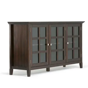 Acadian - Wide Storage Cabinet - Brunette Brown