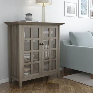 Acadian - Medium Storage Cabinet - Distressed Grey