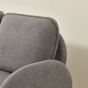 Loveseat Sofa Small Couch For Living Room, Sherpa Fabric Upholstered Loveseat Sofa Couch, Small Love