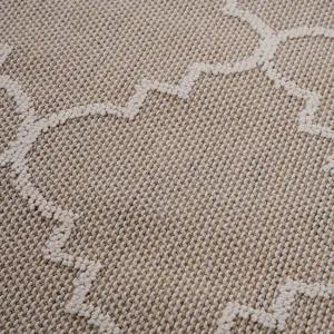 Guros - 2\' x 8\' Trellis Indoor / Outdoor Area Rug - Ivory