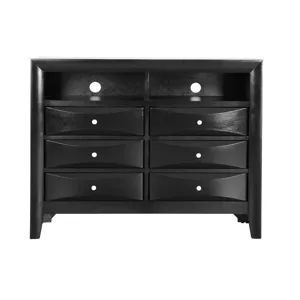 Marilla - G1500-TV2 Media Chest - Black