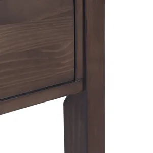 Hollander - Wide Console Table - Warm Walnut Brown