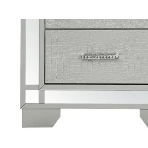 Madison - Nightstand - Silver Champagne