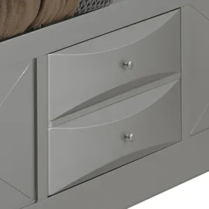 Marilla - G1503G-TSB3 Twin Storage Bed - Silver Champagne