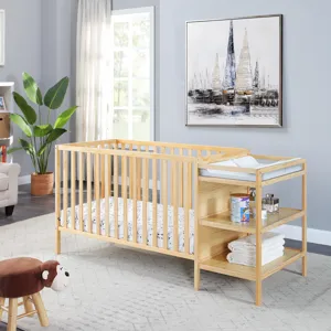 Palmer - 3-in-1 Convertible Crib / Changer Combo - Natural