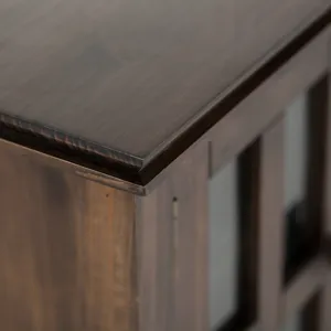 Artisan - 72\" TV Media Stand - Natural Aged Brown