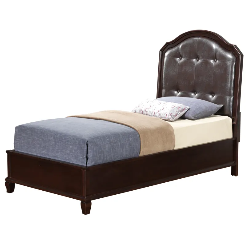 Triton - G9000A-TB Twin  Bed - Cappuccino