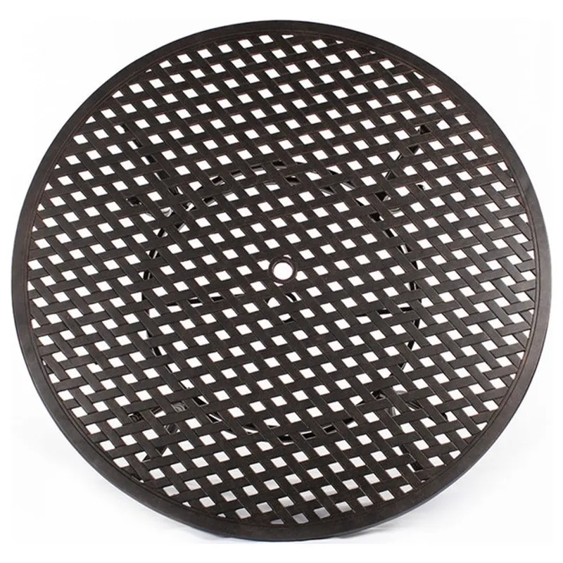 Round Dining Table - Dark Lava Bronze