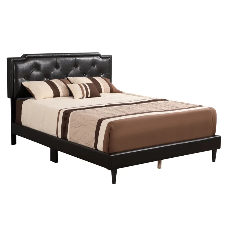Deb - G1116-QB-UP Queen Bed (All in One Box) - Cappuccino