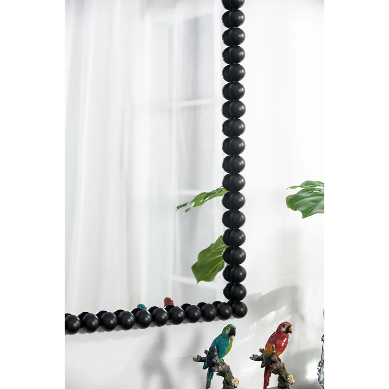 Rectangle Mirror, Wall Mirror For Living Room Bedroom Entryway - Black