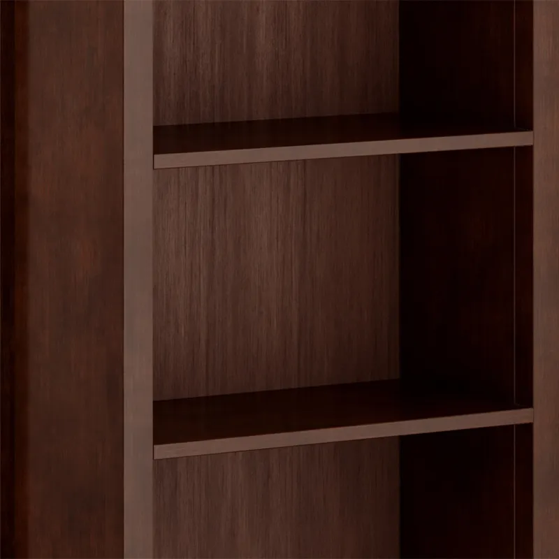 Artisan - 5 Shelf Bookcase - Russet Brown