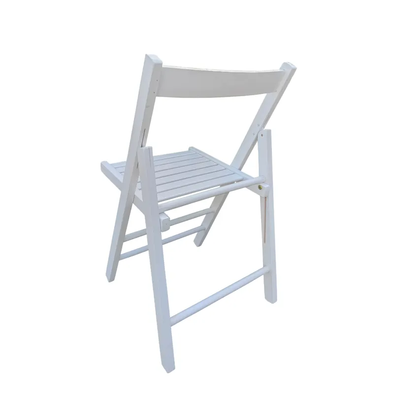 Folding Chair, Foldable Style (Set of 2) - White
