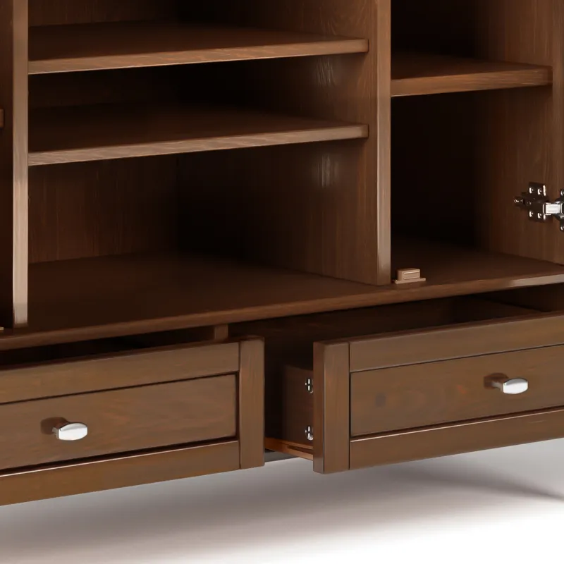 Warm Shaker - TV Media Stand - Russet Brown