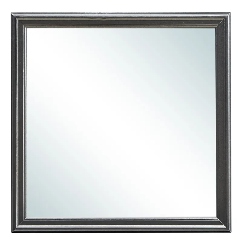 Lorana - G6502-M Mirror - Metalic Black