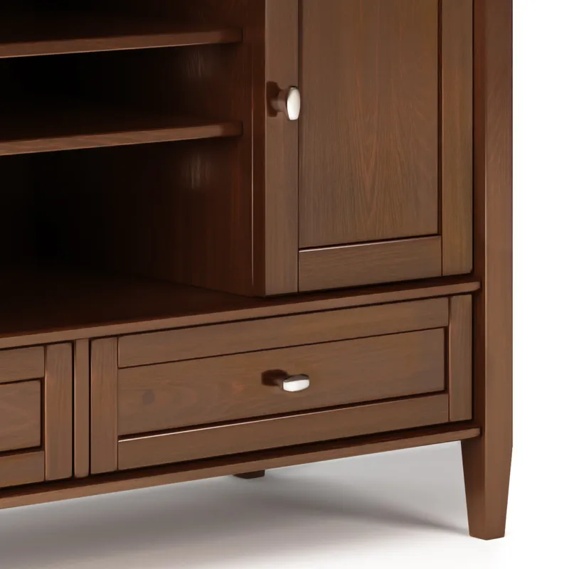 Warm Shaker - TV Media Stand - Russet Brown