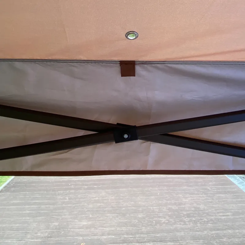 Outdoor 11X 11Ft Pop Up Gazebo Canopy With Removable Zipper Netting, 2 Tier Soft Top Event Tent, Sui