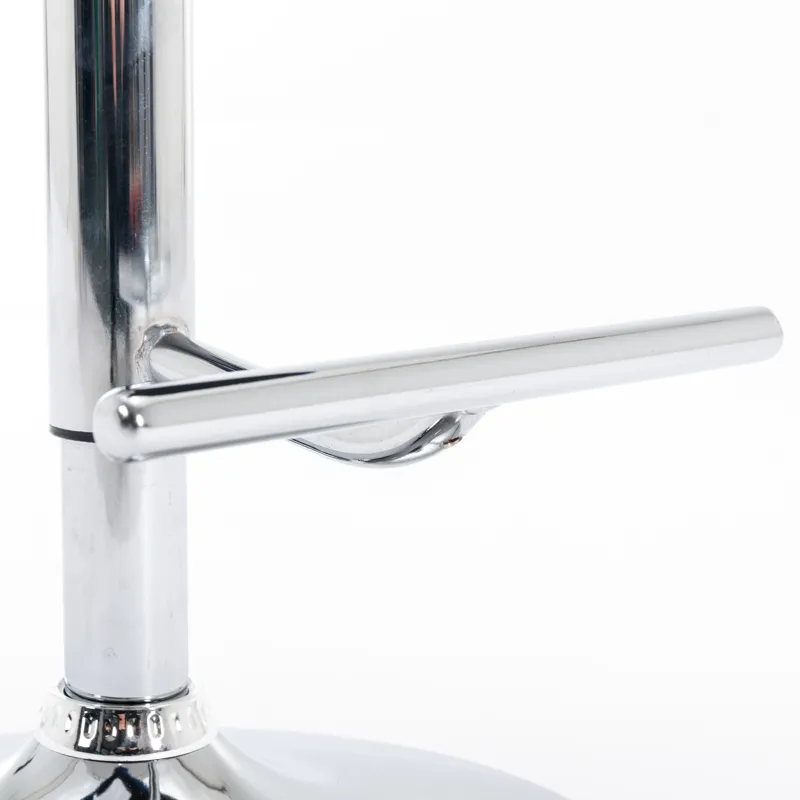 Swivel Velvet Barstools Adjusatble Seat Height From 25-33\", Modern Upholstered Chrome Base Bar Stoo