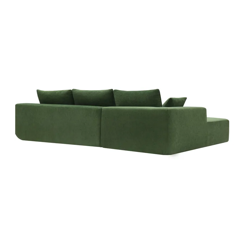 Modular Sectional Living Room Sofa Set, Modern Minimalist Style Couch, Upholstered Sleeper Sofa For 